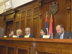 10. decembar 2012. Učesnici javnog slušanja povodom Međunarodnog dana ljudskih prava